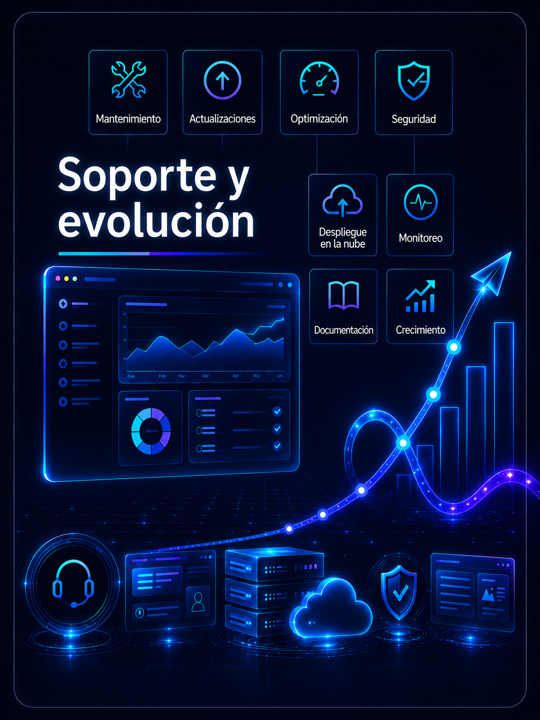 Soporte y evolución de MJ Solutions